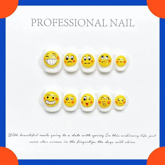 Wenston Fashion Handmade Press On Nails Gel False Nails