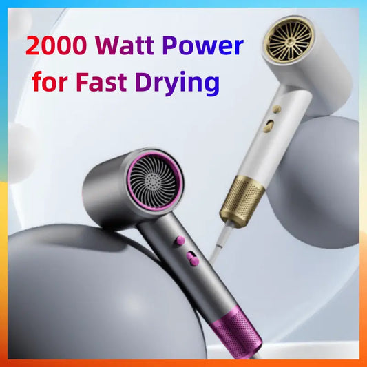 2000W Professional Hair Dryer Negative Ions Blow Dryer