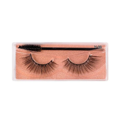 1 Pair Magnetic Eyelashes Reusable False Eyelashes - Wenston beauty