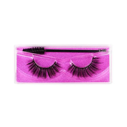 1 Pair Magnetic Eyelashes Reusable False Eyelashes - Wenston beauty