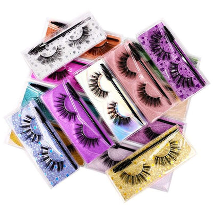 1 Pair Magnetic Eyelashes Reusable False Eyelashes - Wenston beauty