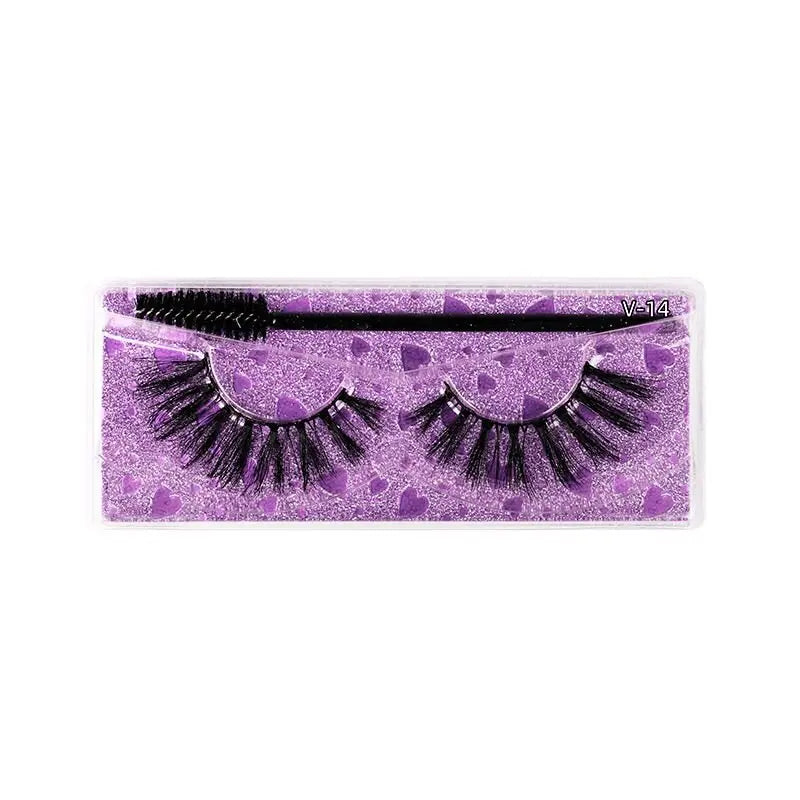 1 Pair Magnetic Eyelashes Reusable False Eyelashes - Wenston beauty