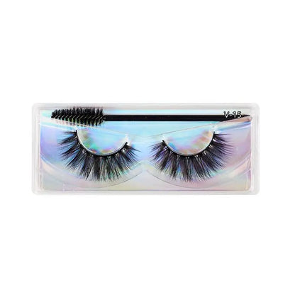 1 Pair Magnetic Eyelashes Reusable False Eyelashes - Wenston beauty