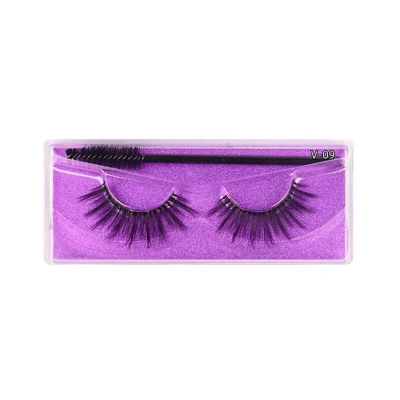 1 Pair Magnetic Eyelashes Reusable False Eyelashes - Wenston beauty