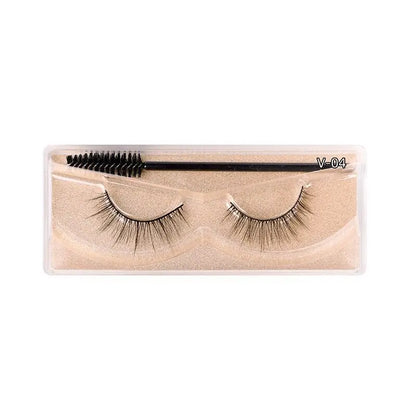 1 Pair Magnetic Eyelashes Reusable False Eyelashes - Wenston beauty