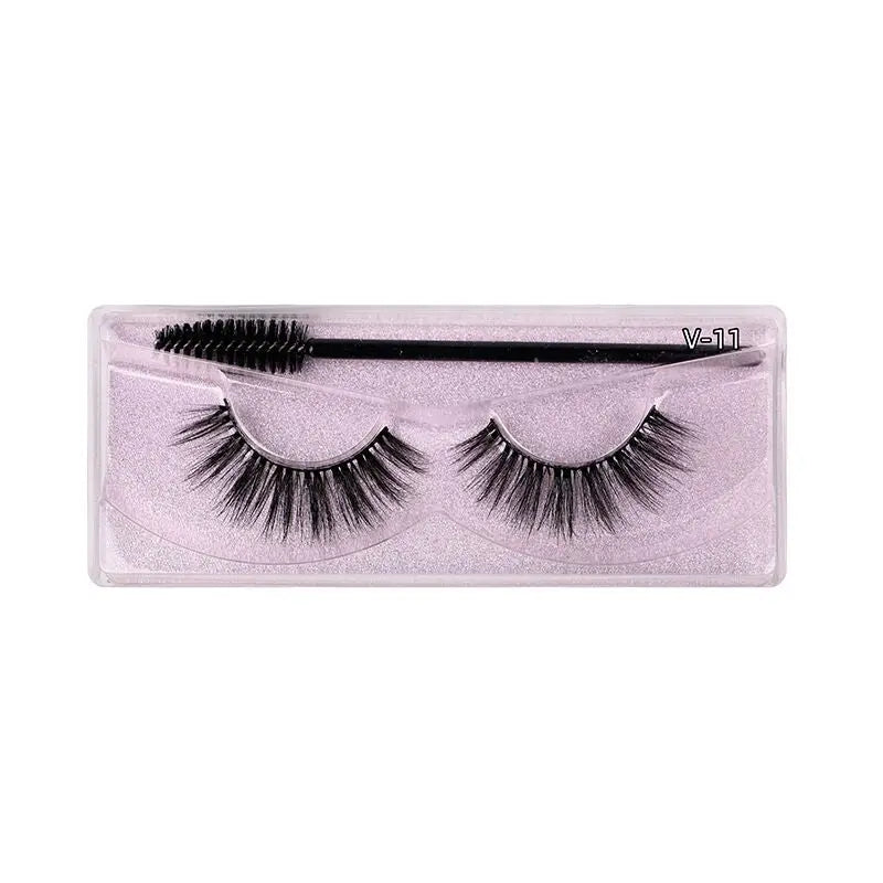 1 Pair Magnetic Eyelashes Reusable False Eyelashes - Wenston beauty