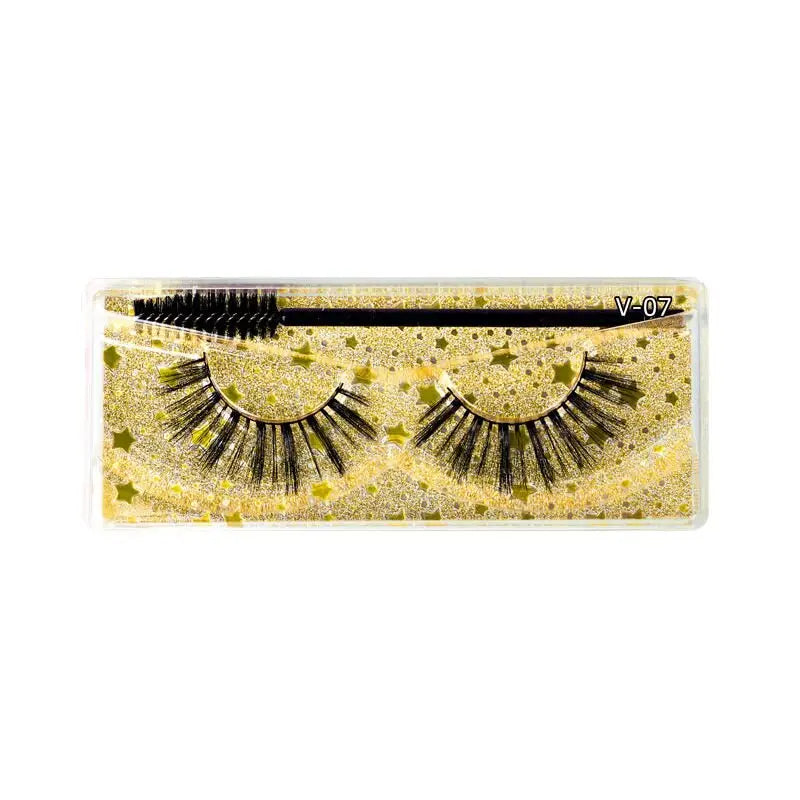 1 Pair Magnetic Eyelashes Reusable False Eyelashes - Wenston beauty