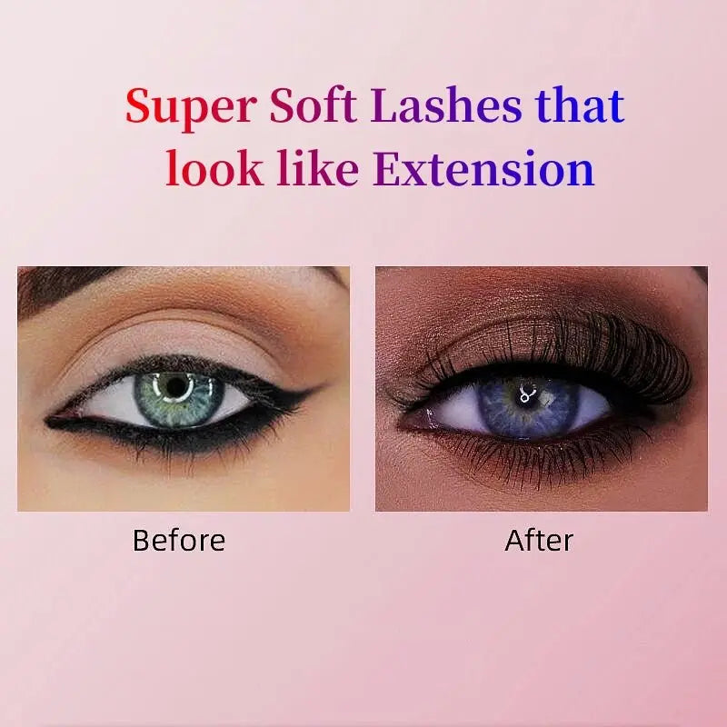 10 Pairs Mink Lashes Natural Look False Eyelashes - Wenston beauty