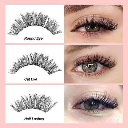 14 Pairs Wispy Mink Lashes Fluffy Eyelashes - Wenston beauty