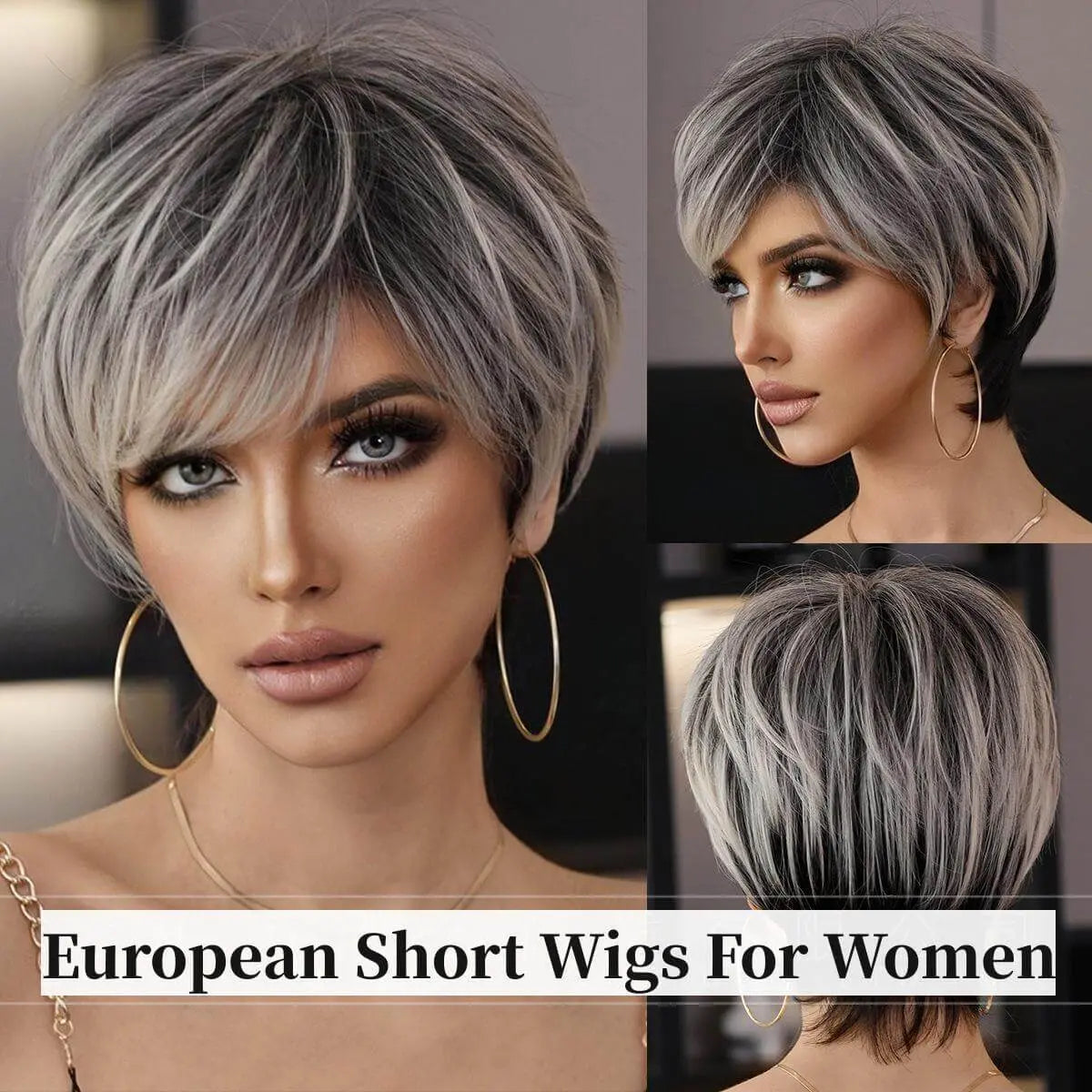 Short Straight Wigs