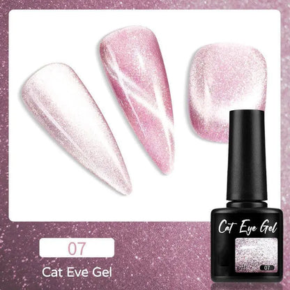 Wenston 9D Cat Eye Gel Nail Polish 14 Colors Shiny Cat Eyes