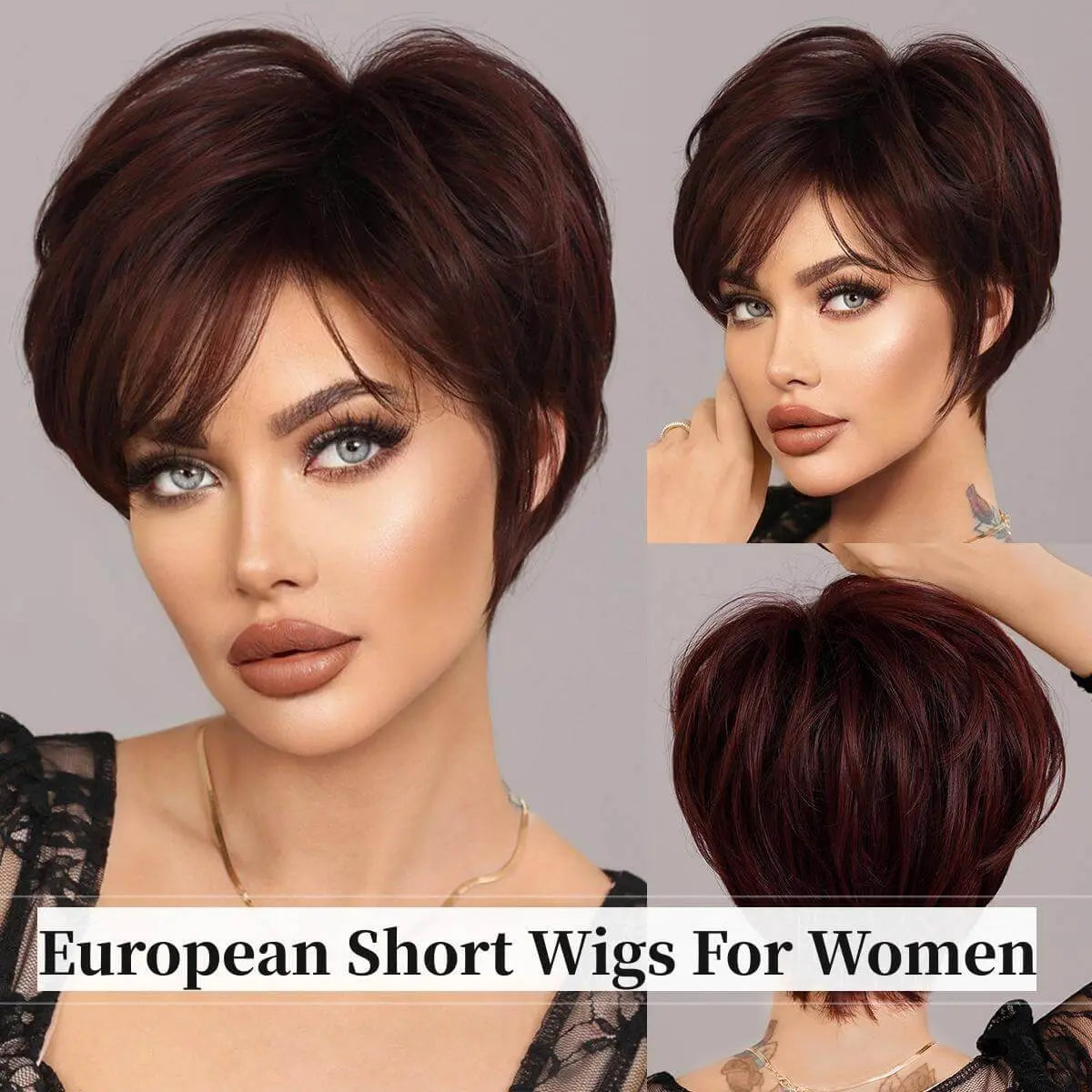 Short Straight Wigs