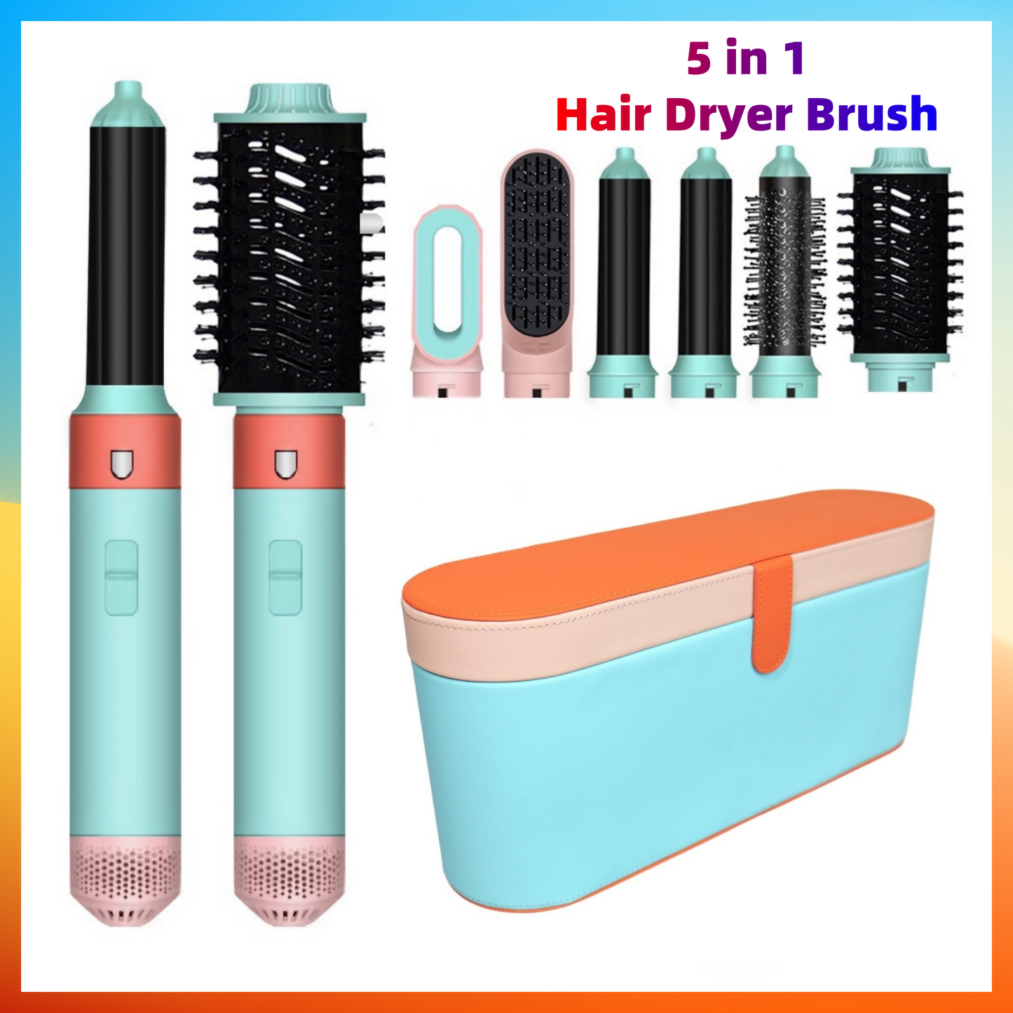 5 in 1 Hair Dryer Brush Negative Ionic Hair Styler