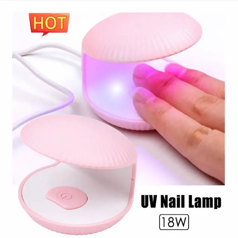 18W Shell UV Nail Lamp Dryer Mini Single Finger Egg Phototherapy Machine - Wenston beauty