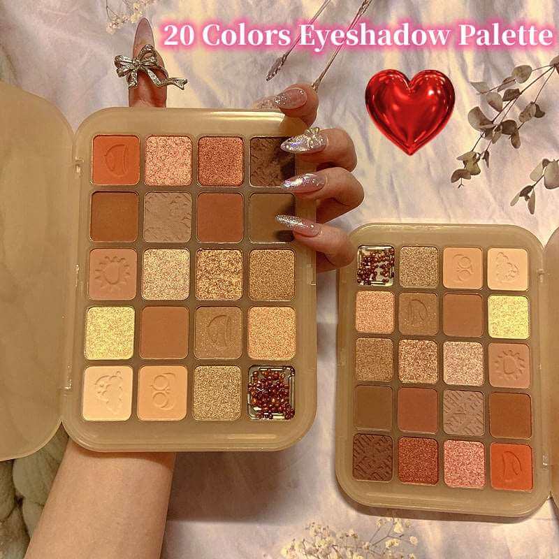 20 Colors Eyeshadow Palette Matte Eye Shadow Make Up - Wenston beauty