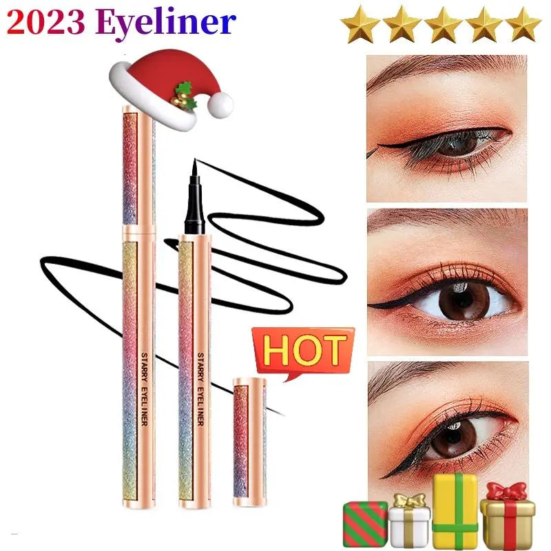 2023 Eyeliner Waterproof Liquid Eyeliner Pencil Pen - Wenston beauty