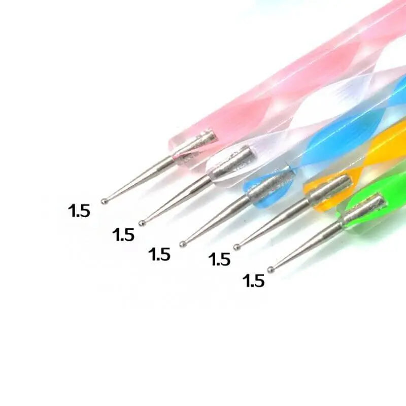 20Pcs Nail Art Brush Acrylic Gel UV Polish Manicure Tools - Wenston beauty