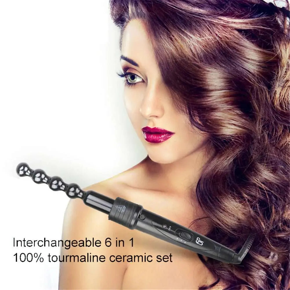 6 in 1 Curling Iron Curling Wand Set