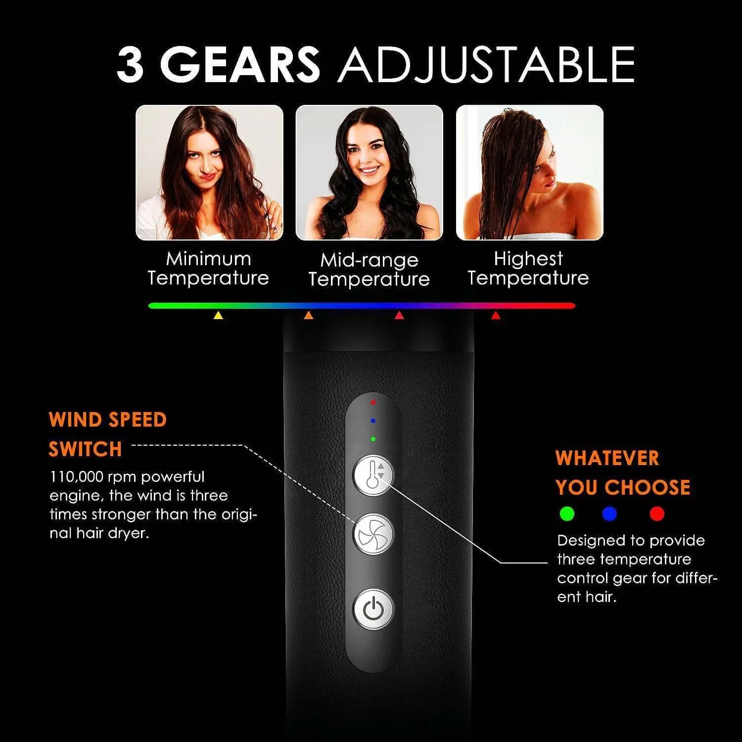 7 in 1 Hair Dryer, Air Hair Styling Tools