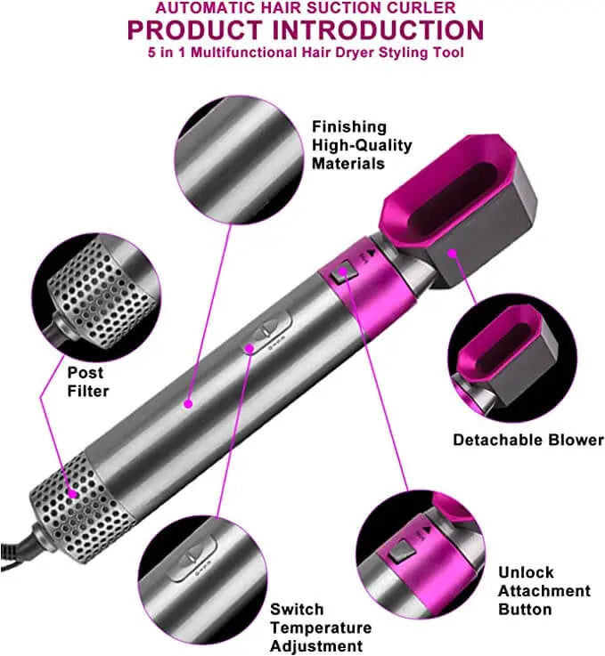 5 in 1 Hot Hair Brush