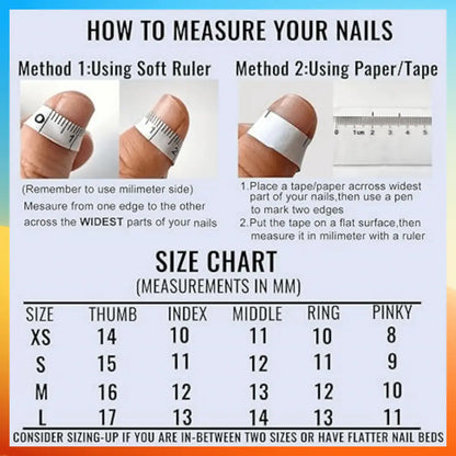 Press On Nails Size