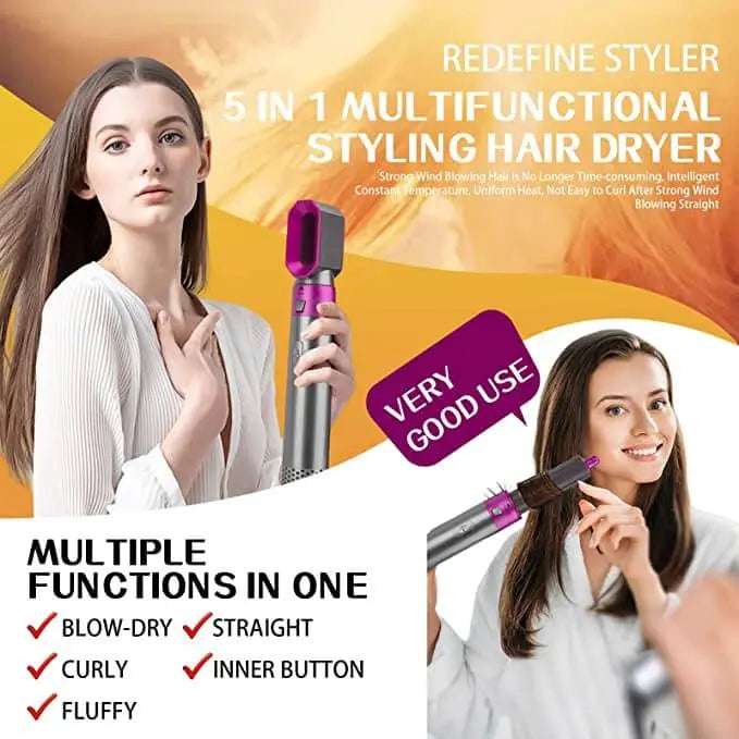 5 in 1 Hot Hair Brush