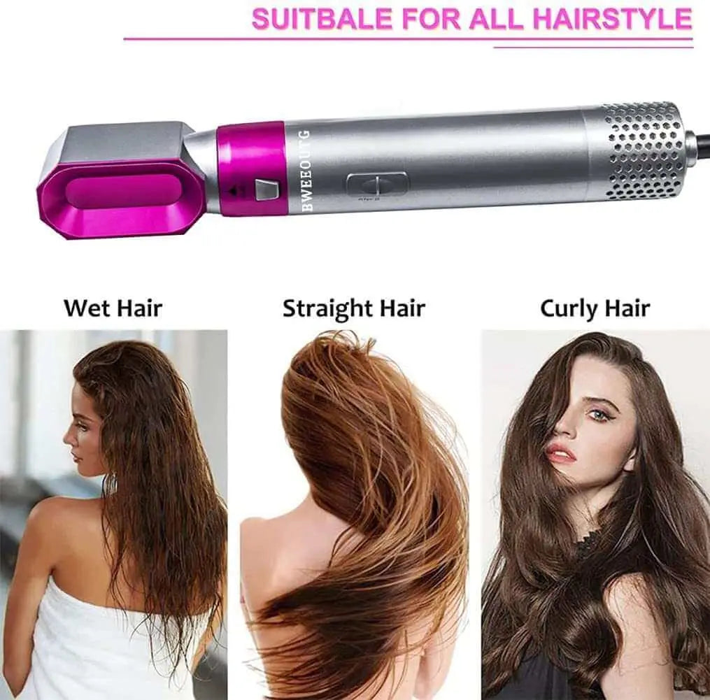 5 in 1 Professional Hair Curling Iron,Hot Hair Brush