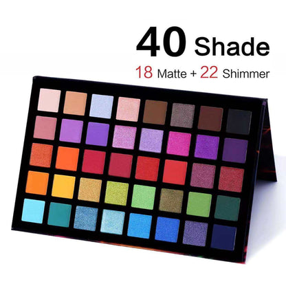 40 Colors Eyeshadow Face Makeup Palette Long Lasting Eyeshadow Palette