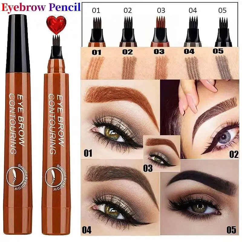 5 Colors Eyebrow Pencil