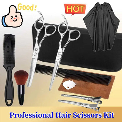 6 Inch Hair Scissors Kit Professional Hairdressing Tools For Hair Salon