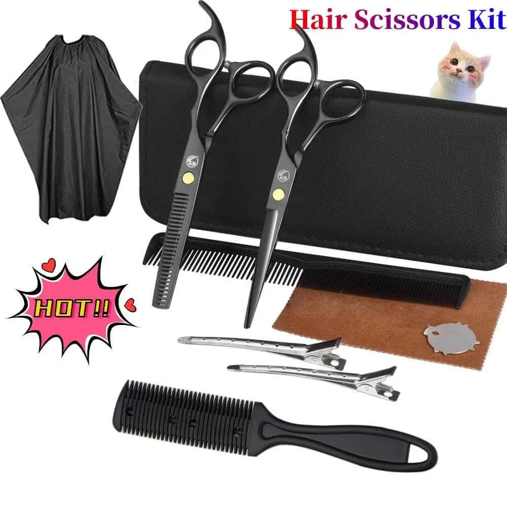 Hair Scissors Kit Hairdressing Tools