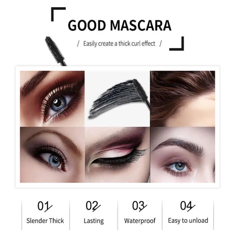 4D Quick Dry Makeup Waterproof Mascara