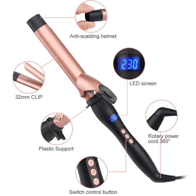  Curling Iron Hair Curlers