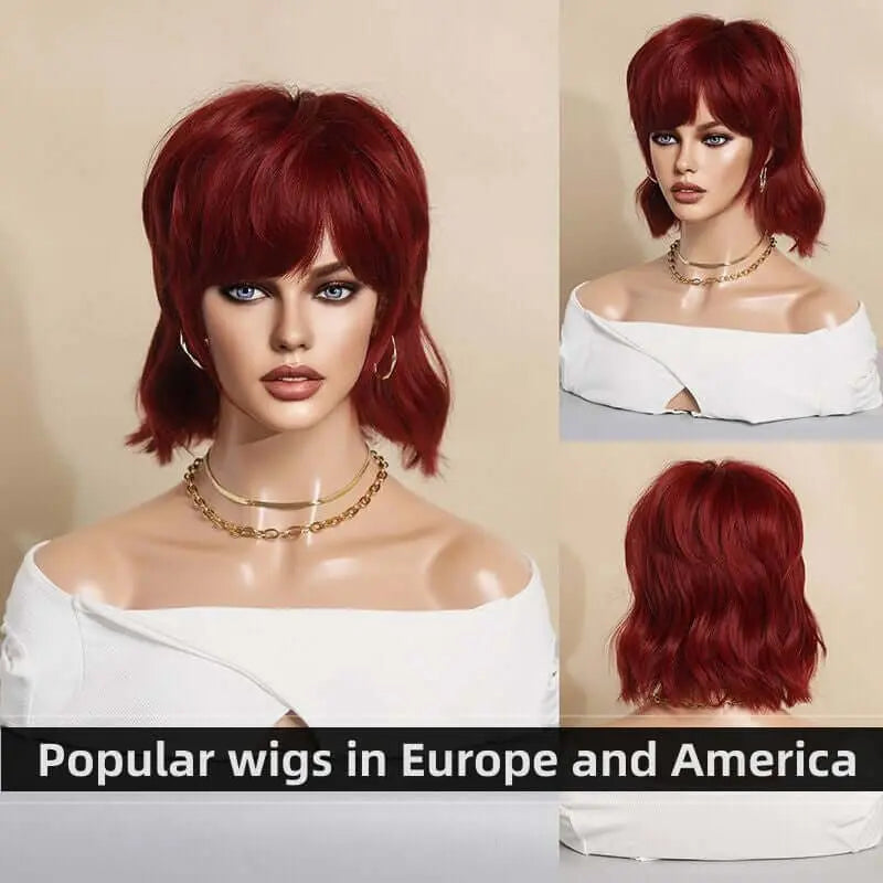 Short Wigs with Bangs