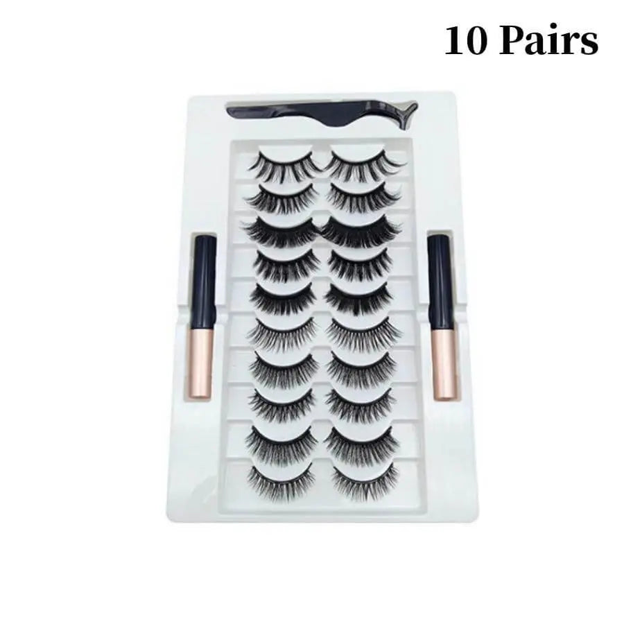 10 Pairs Magnetic Eyelashes