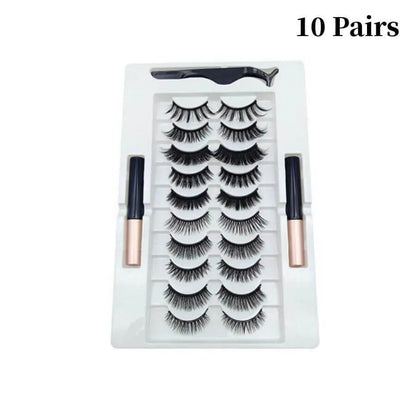 10 Pairs Magnetic Eyelashes