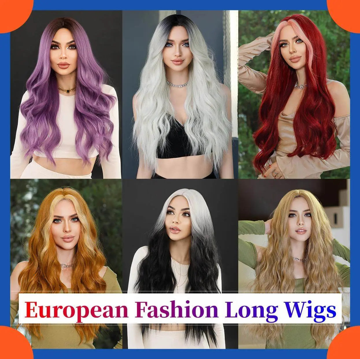 Long Wavy Wigs With Bangs For Women