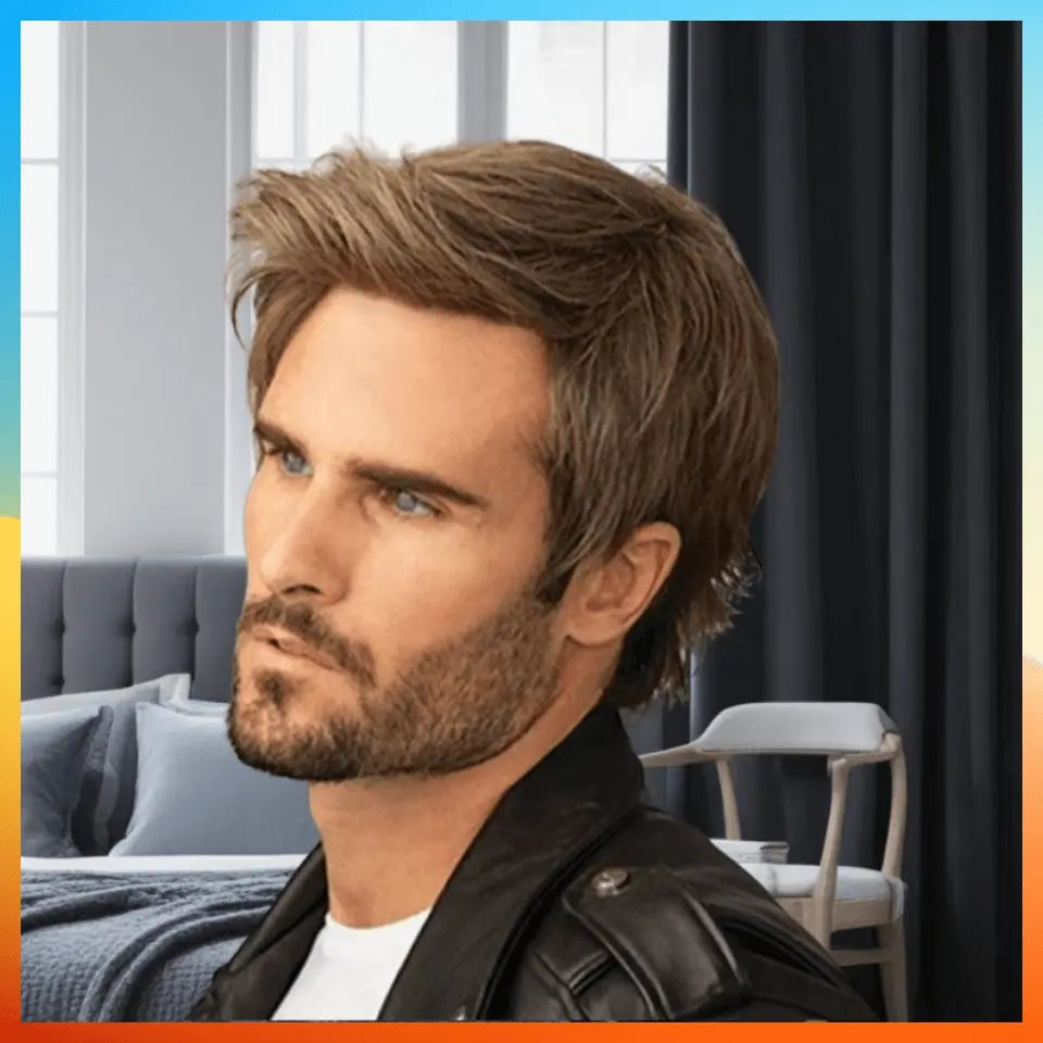 Short Straight Wigs For Men