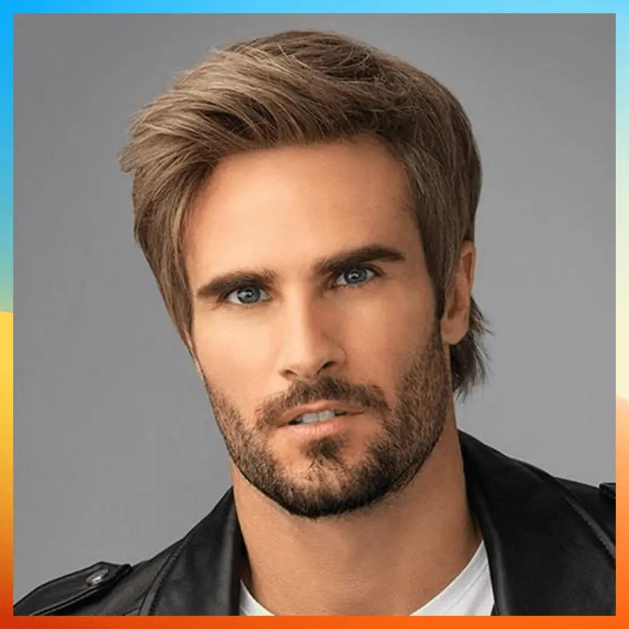 Short Straight Wigs For Men