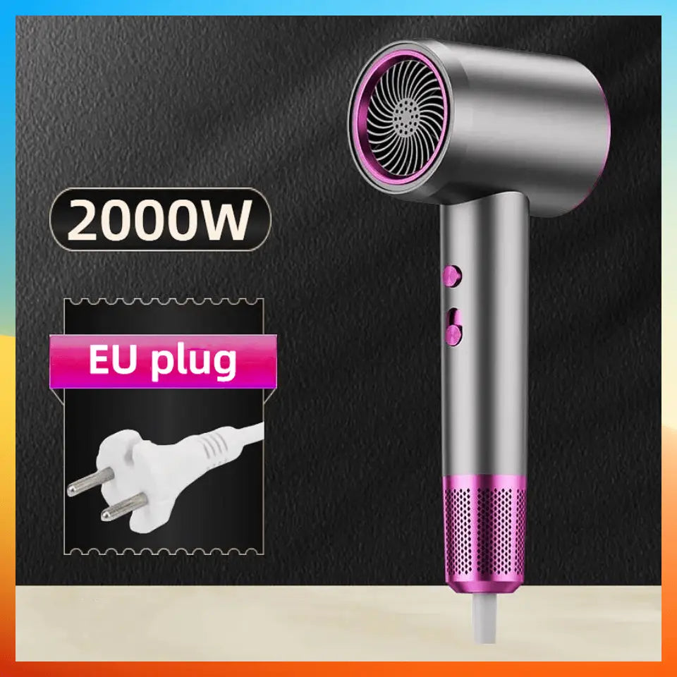 2000W Professional Hair Dryer Negative Ions Blow Dryer