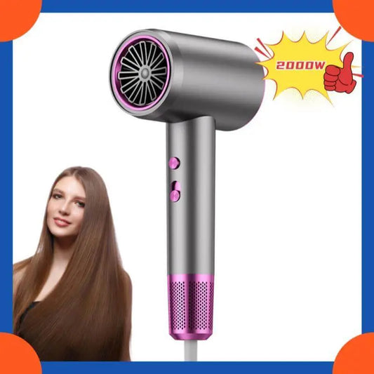 2000W Professional Hair Dryer Negative Ions Blow Dryer