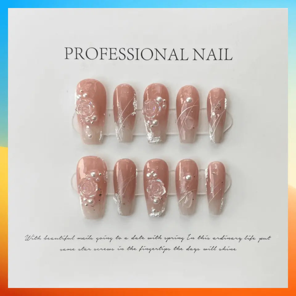 3D Handmade Wenston Press on Nails False Nails