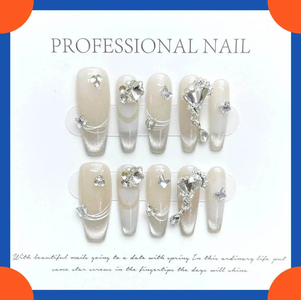 3D Handmade Wenston Press on Nails False Nails