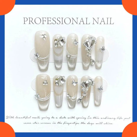 3D Handmade Wenston Press on Nails False Nails