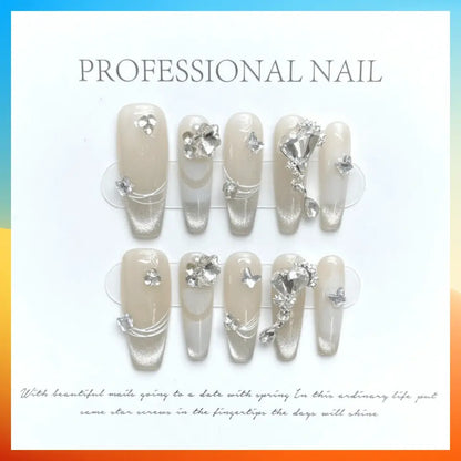 3D Handmade Wenston Press on Nails False Nails