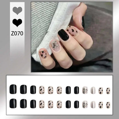 24pcs Wearable Press On Fake Nails Tips 