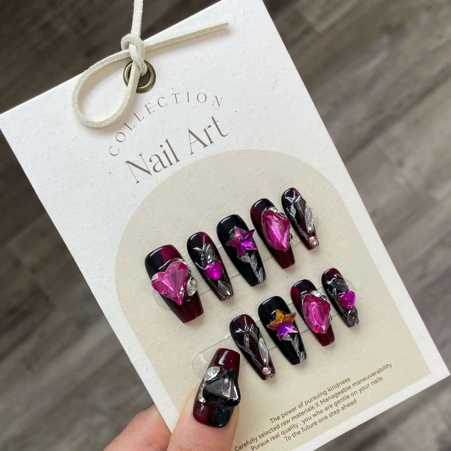 3D Handmade Wenston Press on Nails False Nails