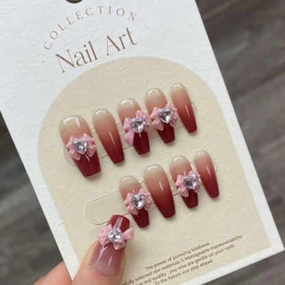 3D Handmade Wenston Press on Nails False Nails