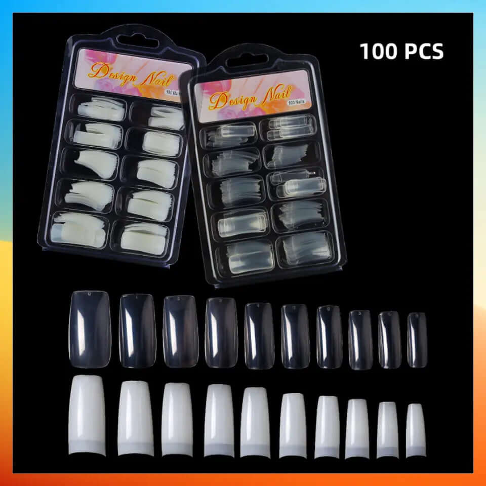 Wenston Nail Art Set False Nails Kit Manicure Tools Kit Nail Accessories