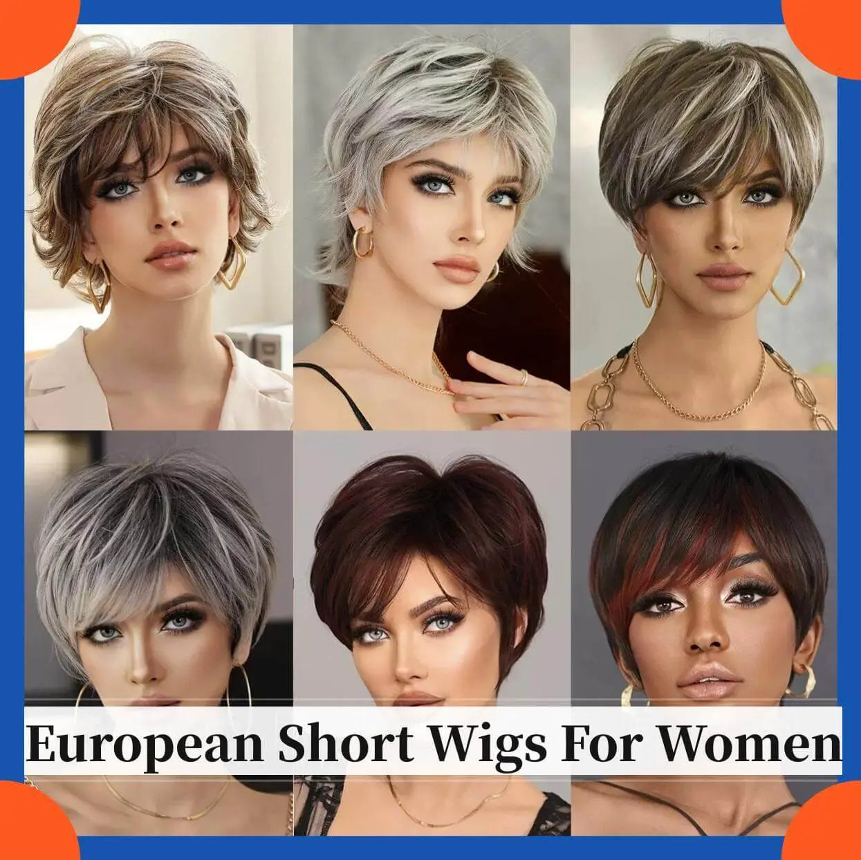 Short Straight Wigs